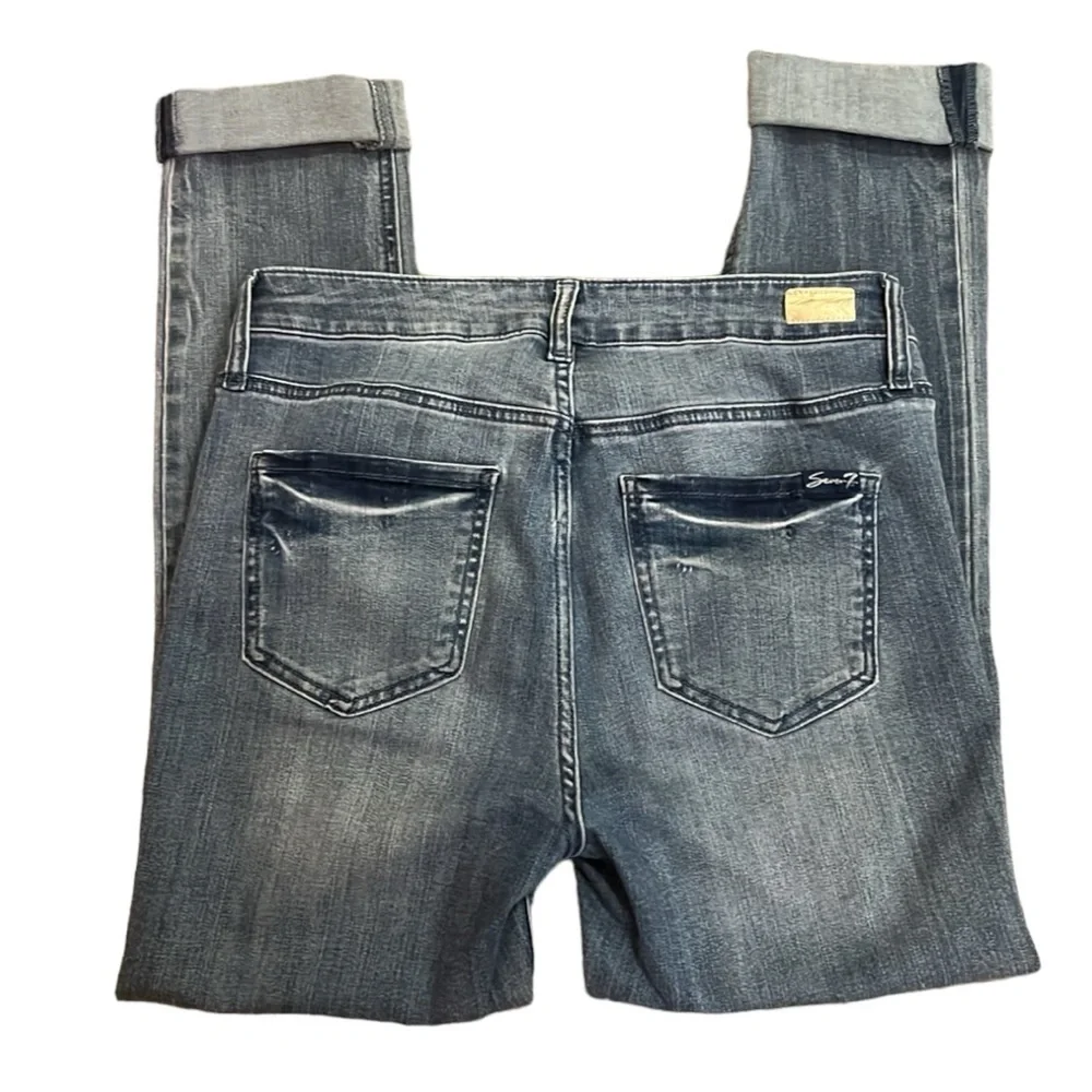 Seven7 High Rise Slim Straight Jeans - Picture 15 of 15